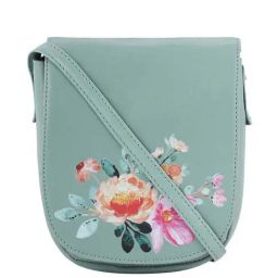Toteteca Green Printed Medium Sling Handbag-image-20