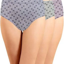 IN CARE Purple & Green Cotton Printed Hipster Panties - Pack Of 3-picture-14