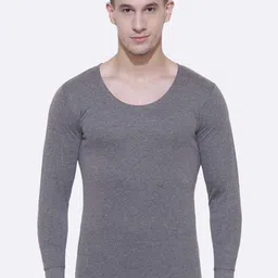 DYCA Men Grey Solid Cotton Thermal Tops-picture-28