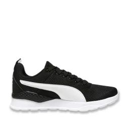 Puma Kids Unisex Black & White Anzarun Lite Youth Everyday Comfort Sneakers-image-16