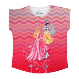 Disney by Wear Your Mind Girls Pink Disney Princess Printed Top-image-93