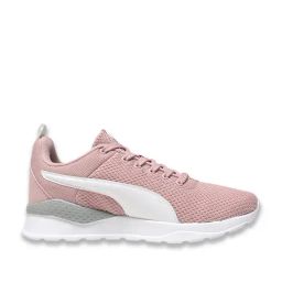 Puma Kids Unisex Peach Smoothie & White Anzarun Lite Youth Everyday Comfort Sneakers-image-60