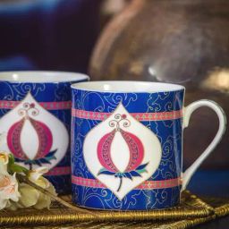 Goodhomes Multicolor Bone China Coffee Mug - Set of 2 (350ml)-image-49