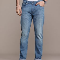 Nautica Men Slim Fit Low-Rise Light Fade Stretchable Jeans-image-132