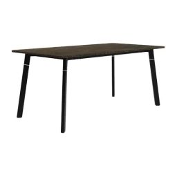 Godrej Interio Aclectic Black & Brown MDF 6 Seater Rectangular Dining Table-image-37