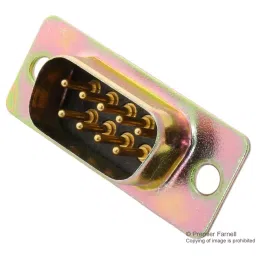 ITT CANNON D Sub Connectors D SUB CONN, PLUG, 9POS, SOLDER, DEM9P-21