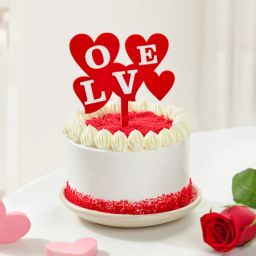 Red Velvet Valentine's Day Cake-image-88