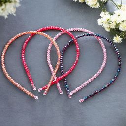 LYTIX Girls Set of 4 Embellished Hairband-21