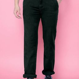 AWACK Men Plus Size Comfort Relaxed Fit Mid-Rise Stretchable Jeans-image-44