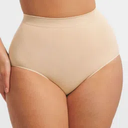 SHOP THE EDIT High Waist Seamless Tummy Control Shapewear-image-98