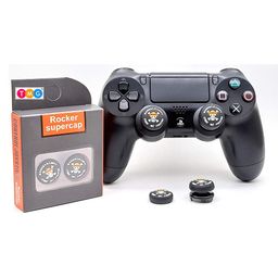 TMG Monkey D Luffy Theme Analog Controller Thumbgrips Rocker Supercap FPS Extenders Control Joystick Cap Thumb Grips for PS4 - Black-7