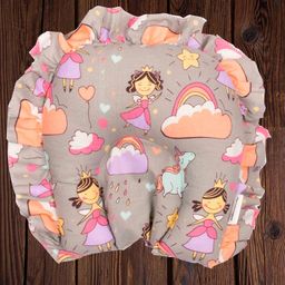 Mittenbooty U shaped Rai Pillow Unicorn Print Grey-picture-2