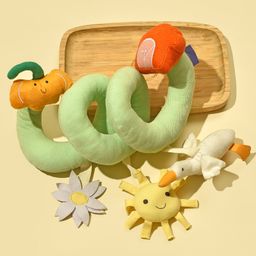 Mi Arcus Spiral Activity Soft Toy Green - Length 32 cm-20
