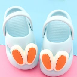 Oh! Pair Slip On Clogs with Appliques & Back Strap Closure - Blue-picture-26