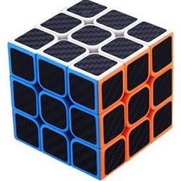Enorme High Speed Smooth Stickerless Neon Black Cube and 3x3x3 Round Bubble Magic Cube - Multicolor image 3