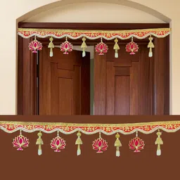 Myntra Elegant Homes Lotus Hanging Toran for Home & Office-picture-29