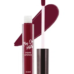 Beauty People Stay On Matte Long Lasting Liquid Lipstick With SPF 15 - 3.5 ml - Real 14-39