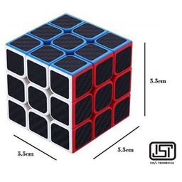 Enorme High Speed Smooth Stickerless Neon Black Cube and 3x3x3 Round Bubble Magic Cube - Multicolor image 5