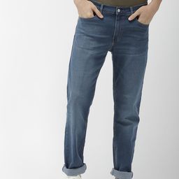 Levis Men Blue 511 Slim Fit Mid-Rise Clean Look Stretchable Jeans-image-0