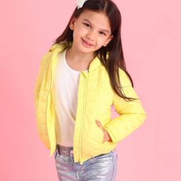 U.S. Polo Assn. Kids Girls Hooded Solid Casual Padded Jacket-picture-23