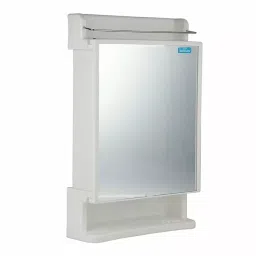 Benelave Plastic Small Bathroom Cabinet with Mirror White, F680009CP-image-73