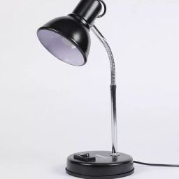 Tucasa NTU-233 B-22 Study Table Lamp with Metal Base (Black)-4