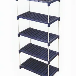 NOVATIC White & Blue Multi-Purpose Free Standing Book Shelf-33