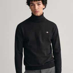 GANT Turtle Neck Long Sleeves Pure Cotton Pullover-image-2