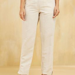 Fabindia Women Mid-Rise Regular Trousers-image-68