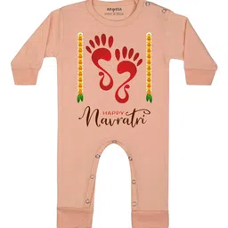 Arvesa My First Navratri Printed Bodysuit-image-84