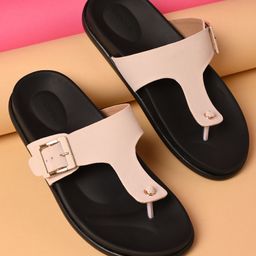 Rocia Women T-Strap Flats with Buckles-52