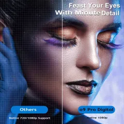 Egate O9 Pro Android Digimatic ‎1080p, 4000 Pixels Smart Projector image 4