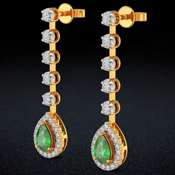 Joyalukkas Glistening Diamond Earrings -3.59 gm-image-55