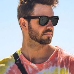 FUNGLASSES Unisex Wayfarer Sunglasses with UV Protected Lens-image-21