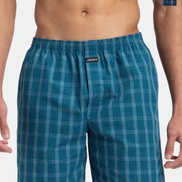 Jockey Men Checked Technology Shorts-image-73