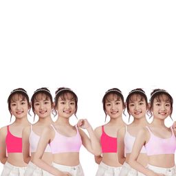 Girls Beginners Non Padded Teenager Full Coverage Cotton Bra-68