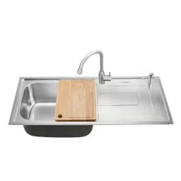 Hindware Rodrigo 39x20x9 inch Matt Finish SS Single Bowl Kitchen Sink-image-65