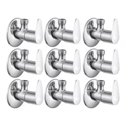 Fastgear Fusion Angle Valve Stainless Steel Chrome Finish Silver, FG077 (Pack of 9)-29