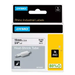 DYMO Rhino Pro 3/4 inch/5 ft White Heat-Shrink Cable Label Tube, ‎18057-image-24