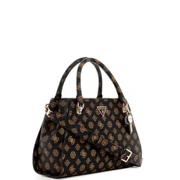 GUESS Printed PU Structured Satchel image 5