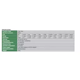 Insize Differential Pressure Manometer 0°C to 50°C, 0140-DP05 image 2