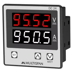 Multispan 1000 V Digital DC Amp & Volt Meter, DC-24 image 2