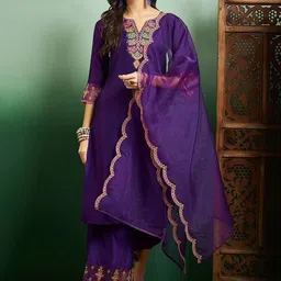 ATOXIC Women Chanderi Silk Kurta Sets-picture-21