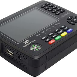 CALMORA V10 Pro Satellite Finder Signal Meter HD Satellite TV Signal Finder DVB-S/S2/S2X/T/T2 Combo Digital Handheld Signal Meter Satellite Finder H.265 4.3Inch LCD for Adjusting Sat Dish image 5