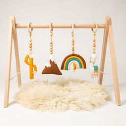 Rocking Potato Gym Terrain Wooden Play Gym Theme 1 - Multicolor-50