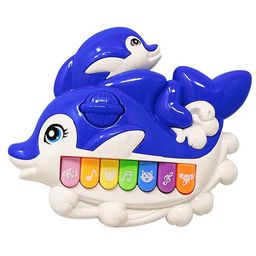 Azhari Dolphin Shape Piano Keyboard with flashing lights, animal sounds & songs Toy for kids Pack of 1 Color & Design May Vary-picture-19