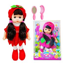 FunBlast Realistic Doll Toy with Cute Dress and Accessories for Girls Random Color - Height 30 cm-12