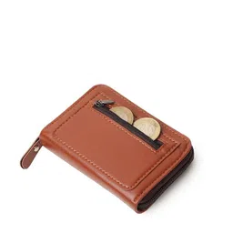 WATCHSTAR Men Zip Detail Leather Card Holder-picture-14
