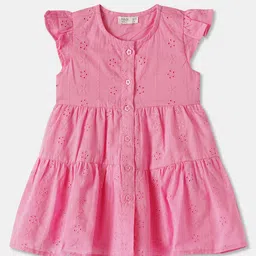 R&B Print Fit & Flare Dress-38
