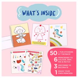 Dabble Flip Flap Make your own Unicorn & Princesses - 13 pages image 5